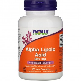 Альфа липоевая кислота NOW FOODS ALPHA LIPOIC ACID, 250 мг, 120 капсул Альфа липоевая кислота NOW FOODS ALPHA LIPOIC ACID, 250 мг, 120 капсул