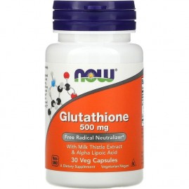 Аминокислота NOW FOODS GLUTATHIONE, 500 мг, 30 капсул Аминокислота NOW FOODS GLUTATHIONE, 500 мг, 30 капсул