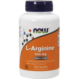 Аминокислота NOW FOODS L-ARGININE, 500мг, 100 капсул Аминокислота NOW FOODS L-ARGININE, 500мг, 100 капсул