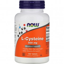 Аминокислота NOW FOODS L-CYSTEINE, 500мг, 100 таблеток Аминокислота NOW FOODS L-CYSTEINE, 500мг, 100 таблеток