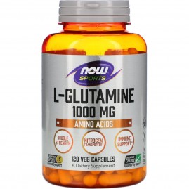 Аминокислота NOW FOODS L-GLUTAMINE, 1000 мг, 120 капсул Аминокислота NOW FOODS L-GLUTAMINE, 1000 мг, 120 капсул