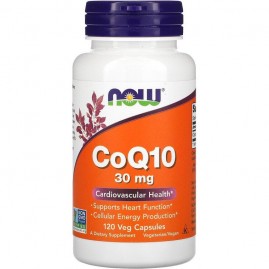 Антиоксидант NOW Q10 Coenzyme, 30 мг - 120 капсул Антиоксидант NOW Q10 Coenzyme, 30 мг - 120 капсул
