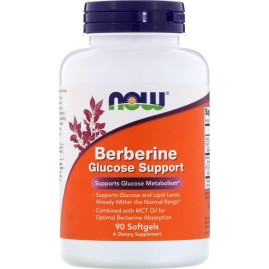 БАДы для пищеварения NOW FOODS BERBERINE GLUCOSE SUPPORT, 90 капсул БАДы для пищеварения NOW FOODS BERBERINE GLUCOSE SUPPORT, 90 капсул