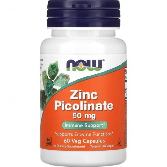 Цинк пиколинат NOW FOODS ZINC PICOLINATE, 50 мг - 60 капсул Цинк пиколинат NOW FOODS ZINC PICOLINATE, 50 мг - 60 капсул