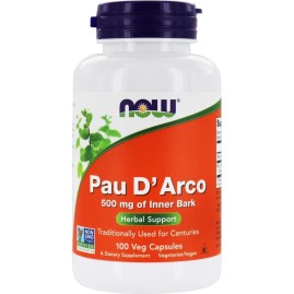 Добавка NOW Pau D'Arco, 500 мг - 100 капсул Добавка NOW Pau D'Arco, 500 мг - 100 капсул