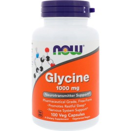 Глицин NOW FOODS GLYCINE, 1000 мг