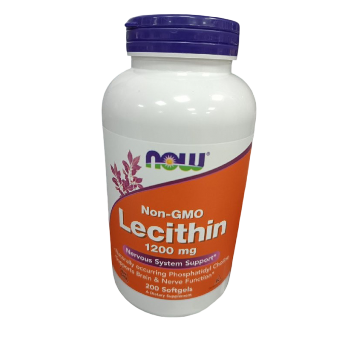 Лецитин NOW FOODS LECITHIN, 1200 мг, 200 капсул NS29570