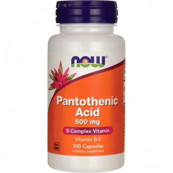 Пантотеновая кислота NOW FOODS PANTOTHENIC ACID, 500мг, 100 капсул Пантотеновая кислота NOW FOODS PANTOTHENIC ACID, 500мг, 100 капсул