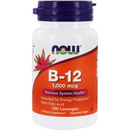 Витамин NOW B-12, 1000 мкг, 100 таблеток Витамин NOW B-12, 1000 мкг, 100 таблеток