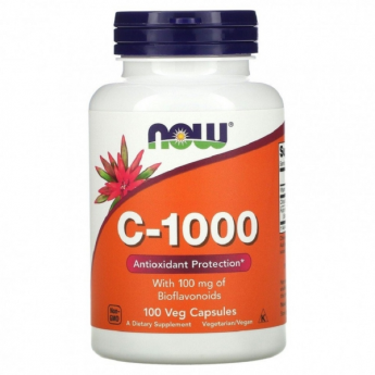 Витамин NOW FOODS VITAMIN C-1000, 100 капсул