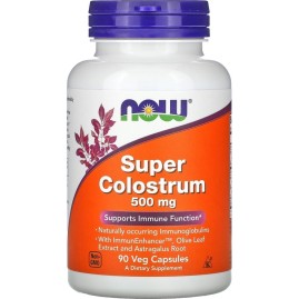 Витаминный комплекс NOW Super Colostrum, 500 мг - 90 капсул Витаминный комплекс NOW Super Colostrum, 500 мг - 90 капсул